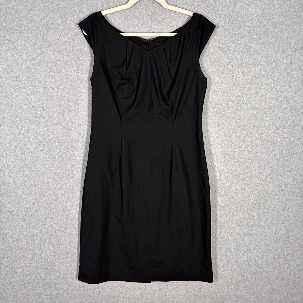 Y2K Mossimo Pencil Dress Size 10 StretchSecretary‎ Minimalist Career Church LBD